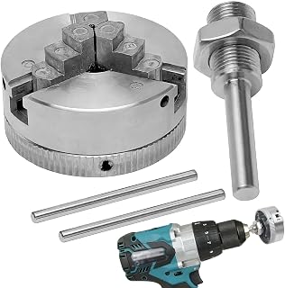 Compact 3 Jaw, Lathe Chucks Metal, Lathe Office Easy to Use, Outdoor