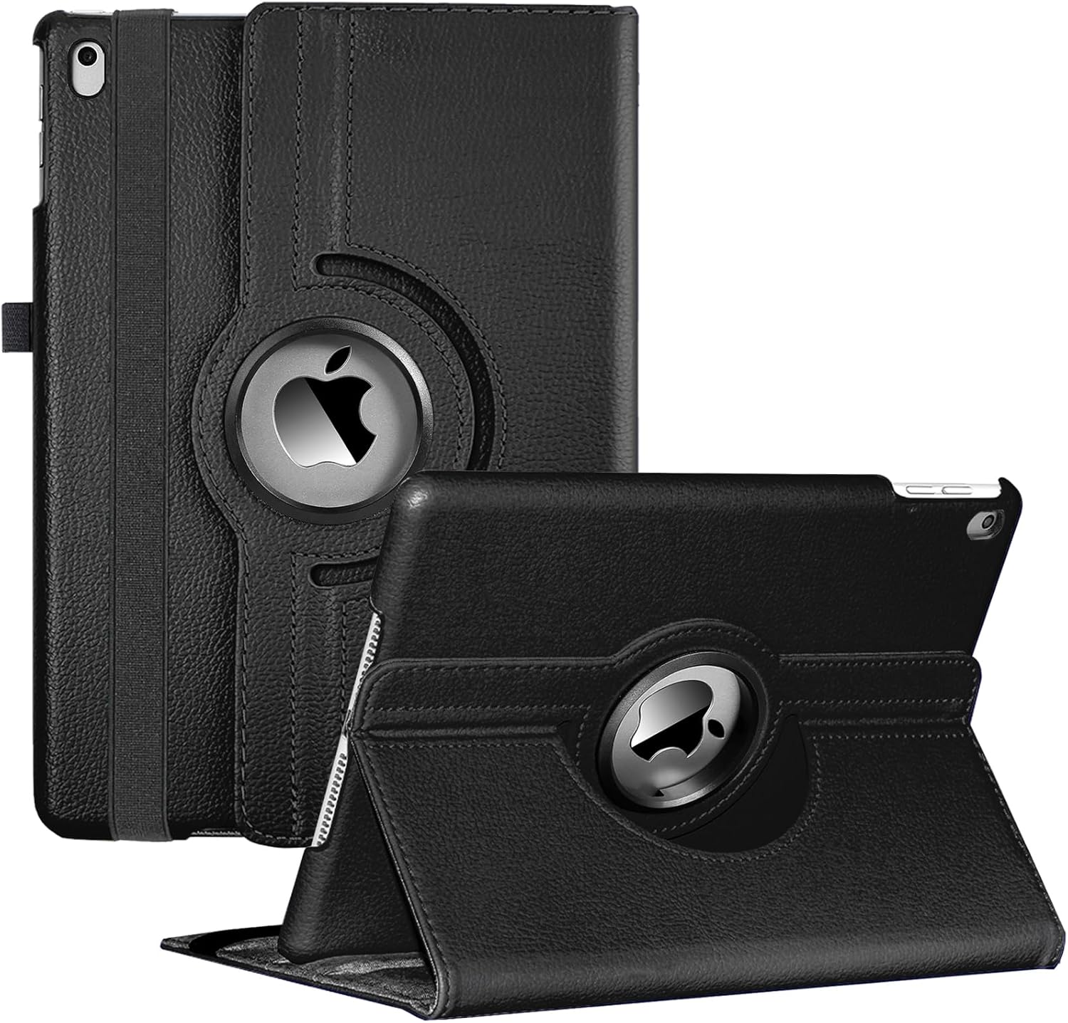 Fintie Case For IPad Air (3rd Gen) 10.5" 2019 / IPad Pro 10.5" 2017 - [Corner Protection] 360 Degree Rotating Smart Protective Stand Cover W/Pencil Holder, Auto Sleep/Wake, Black