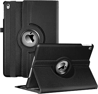 Case for iPad Air 3rd Generation 10.5 inch 2019 / iPad Pro 10.5" 2017-360 Degree Rotating Stand Smart Protective Cover with Auto Sleep/Wake Feature (Black)