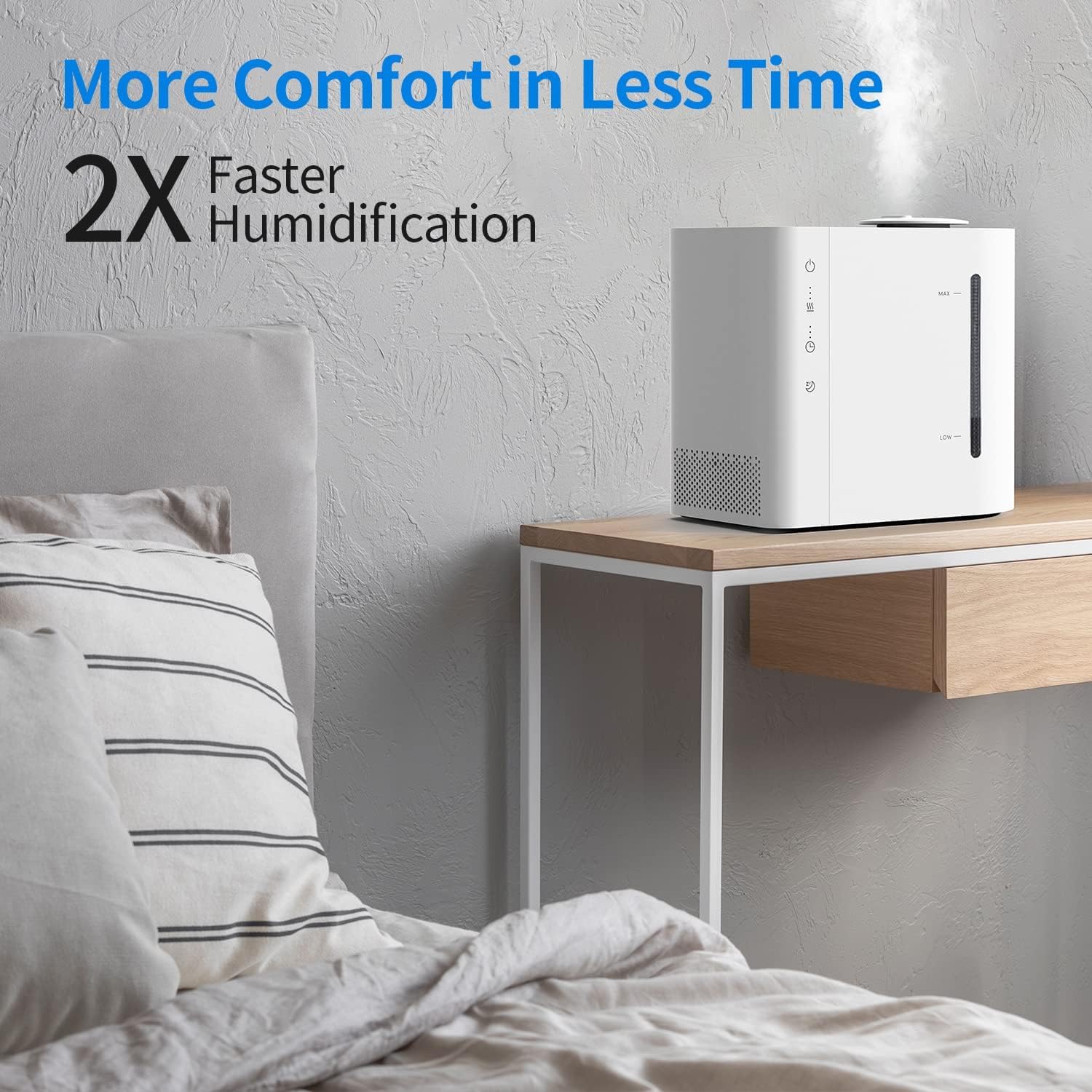 Ginoya Brothers Cool Mist Humidifier - Quiet & Top Fill -6