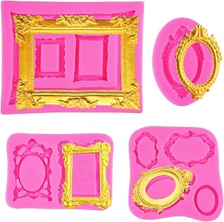 Rainmae 4Pcs Pink Picture Frames