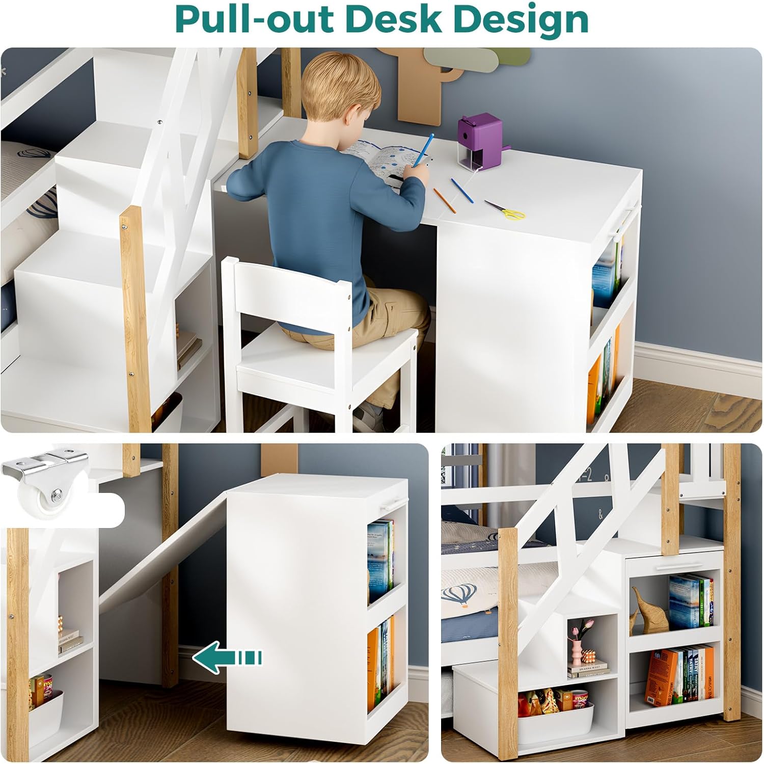 Foldable Desk in Use