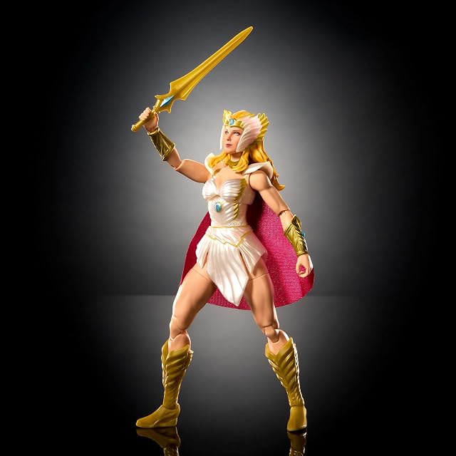 Foto 4 de 6 de Masters of the Universe Masterverse New Etheria She-Ra Figura de acción de MOTU de 17,78cm con 30 puntos…