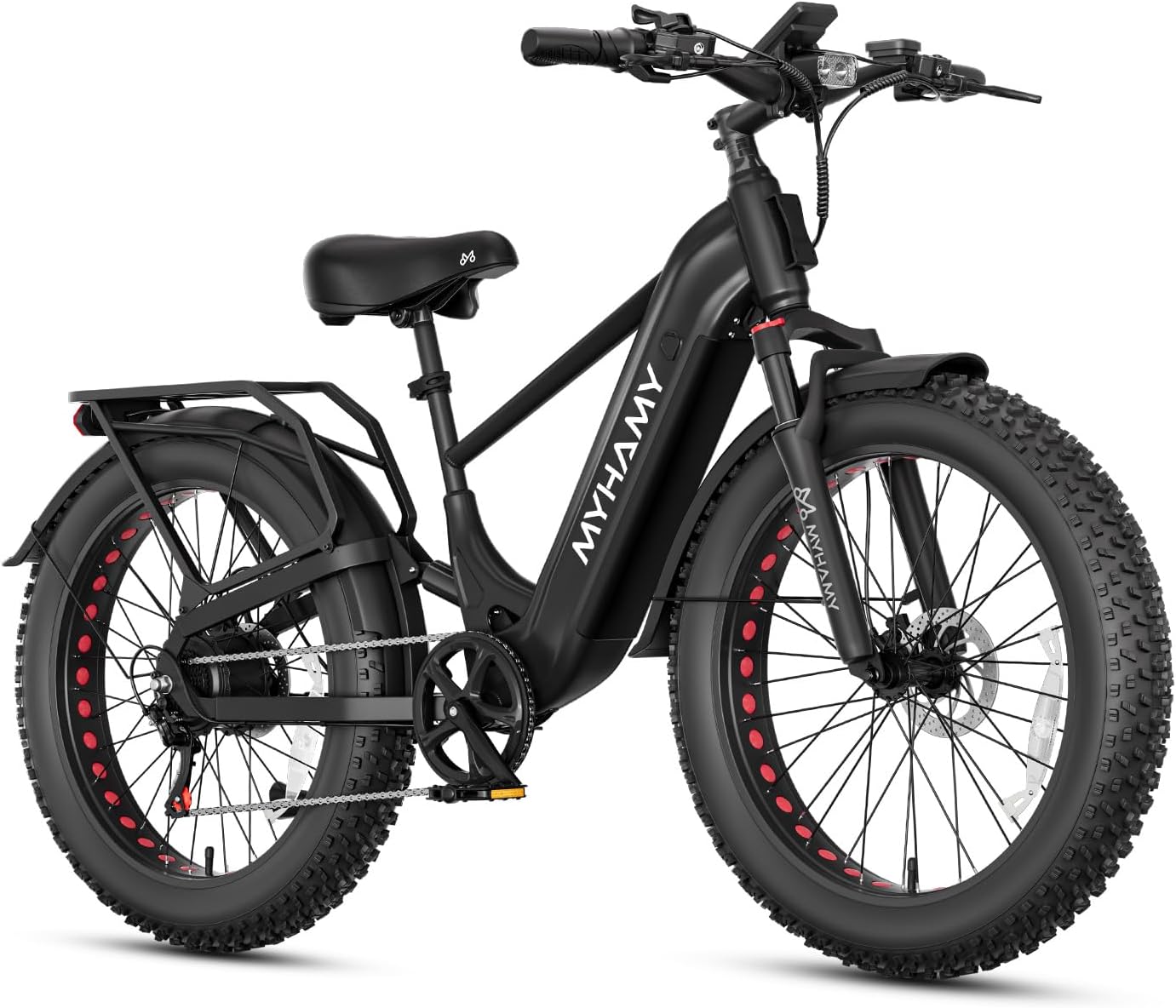 26"x4.0" Fat Tire Electric Bike Off-Road Ebike image 10