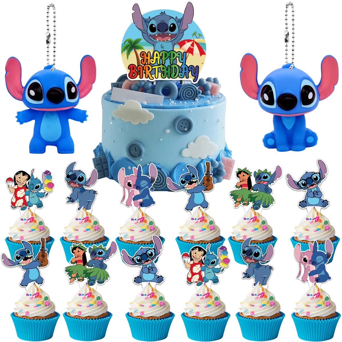 Powmag 24 Stück Superhelden-Figuren Set – Mini-Tortendeko, Cake Topper Für Kindergeburtstag