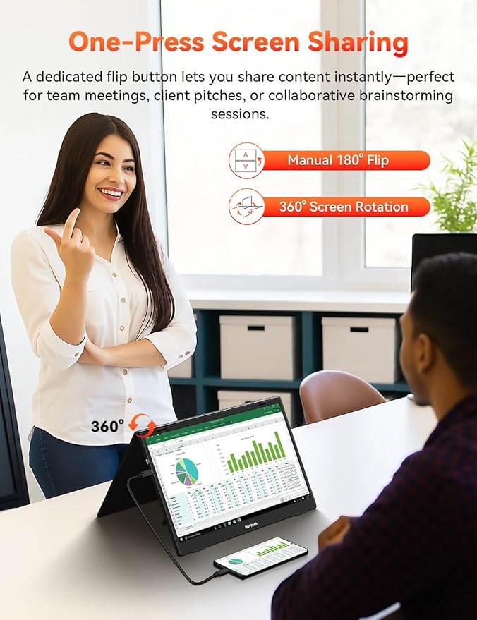 Monitor Extensor Triple 15.6 FHD IPS miniatura 8