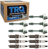 Vista 93 de Kit de Bobina de Encendido y Bujía de TRQ 8 Piezas Bujías de Iridio Compatibles con Toyota Tacoma 2005-2014 4Runner 2010 Tacoma 2015-2021