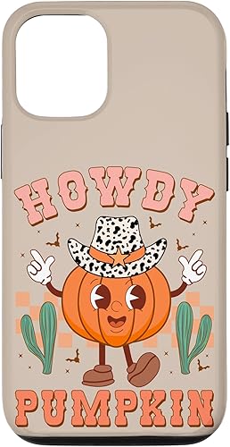 iPhone 13 Howdy Pumpkin Cute Western Fall Rodeo Retro Halloween Case