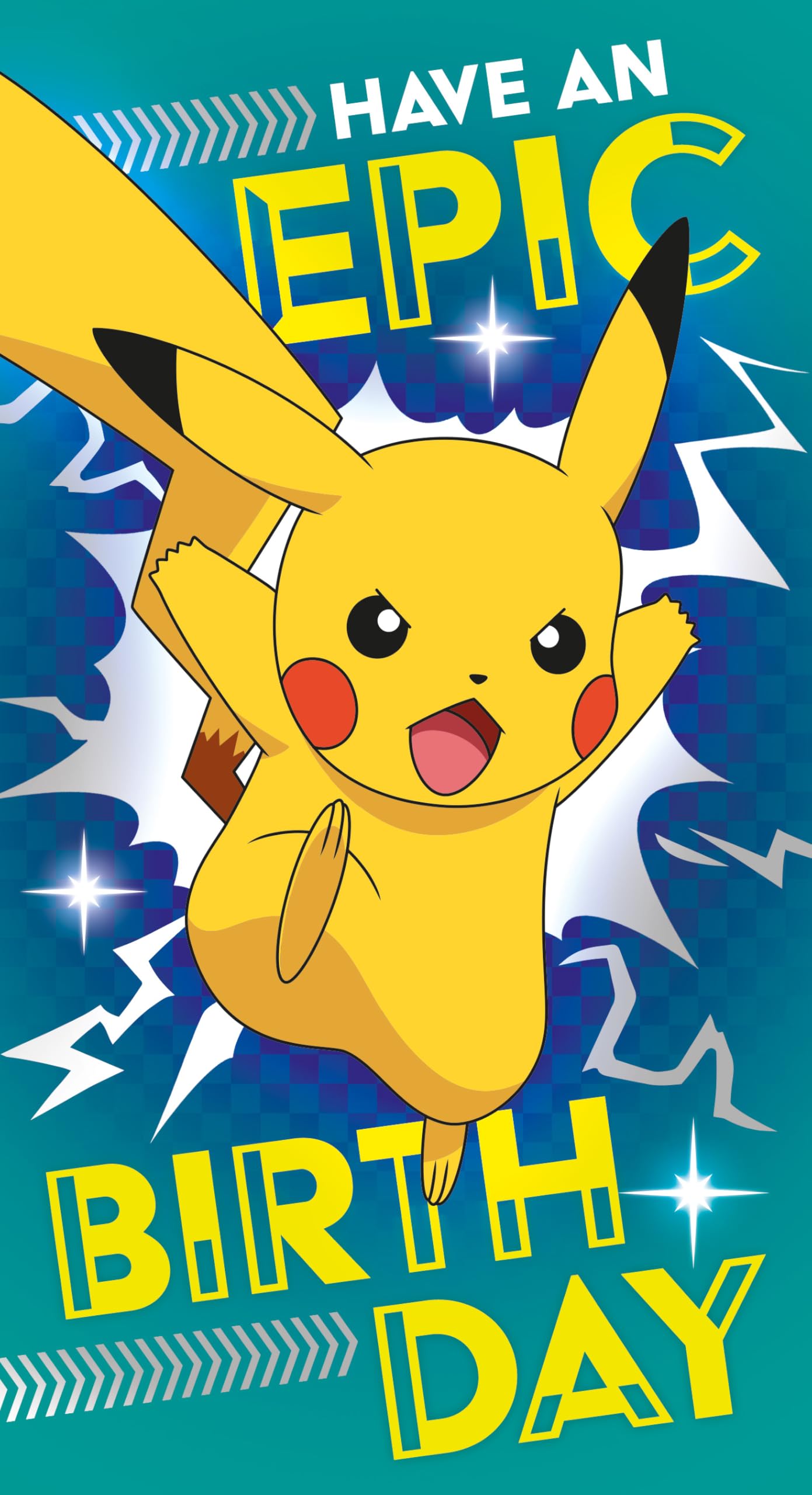Danilo Promotions Ltd Pokemon Birthday Card with Stickers