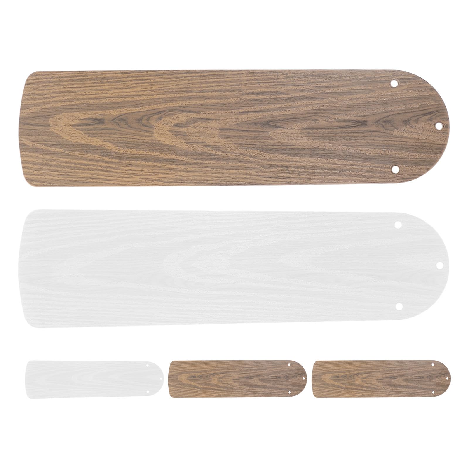 Pale Ricambio Ventilatore Soffitto 5 Pezzi Plastico Effetto Legno