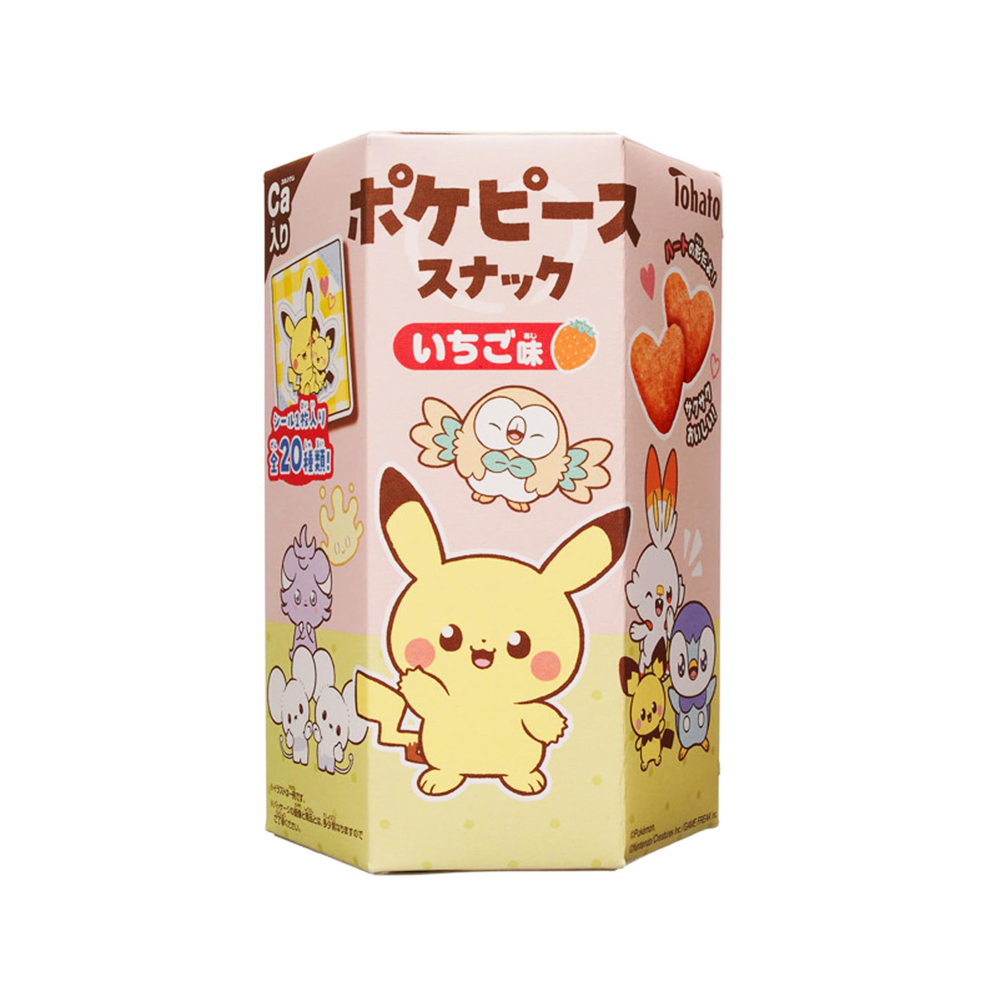 Amazon.co.jp: 東ハト ポケピーススナックいちご味 23g×6個 : 食品