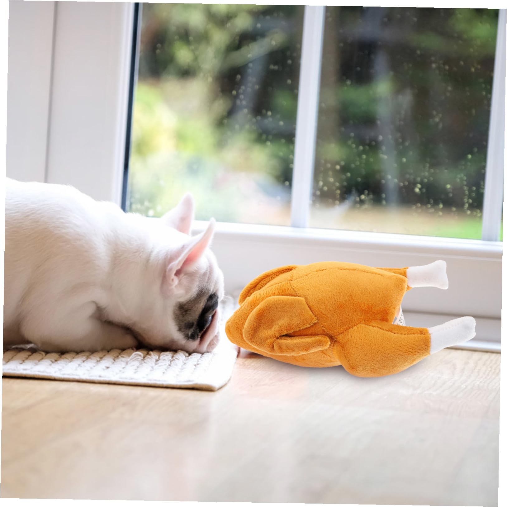 POPETPOP 5 Juguetes para Morder al Aire Divertidos Juguetes Masticables para Mascotas Juguete Interactivo con Sonido Chirriante para Perros Material para Olfatear Y Buscar Comida.