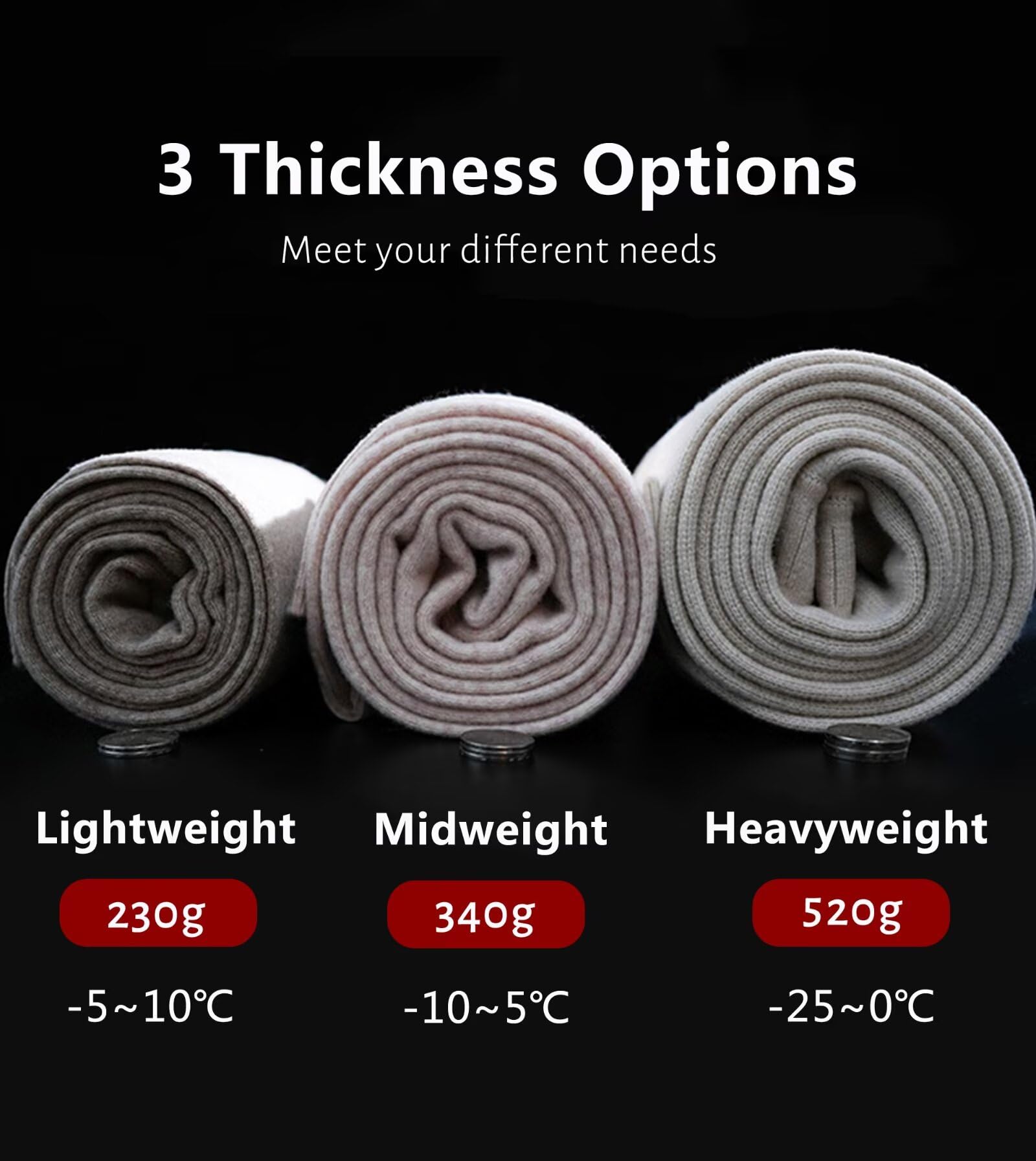 HNVAVQ Pantalons sous-vêtements Thermiques 100% Cachemire pour Hommes et Femmes,Leggings Chauds pour l'hiver,Ski et randonnée