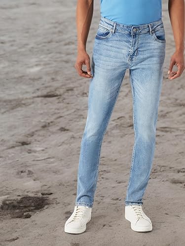Miniatura 8 de DKNY Jeans para hombre - Jeans elásticos para hombre, suaves y ajustados de primera calidad