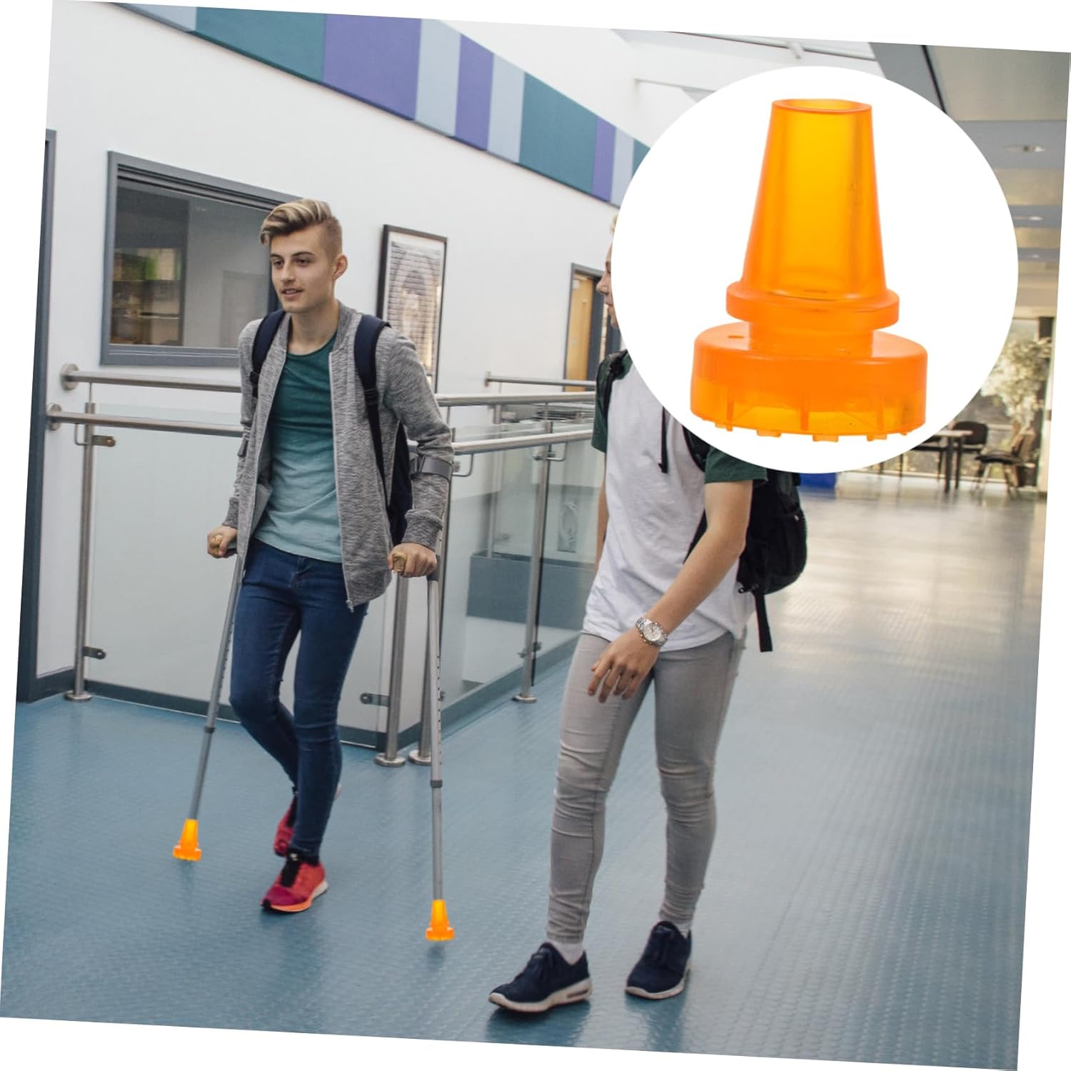 POPETPOP Cane Accessories Trekking Pole Tips Replacement Trekking Poles Stick Canes Heavy Parts Crutch Tips