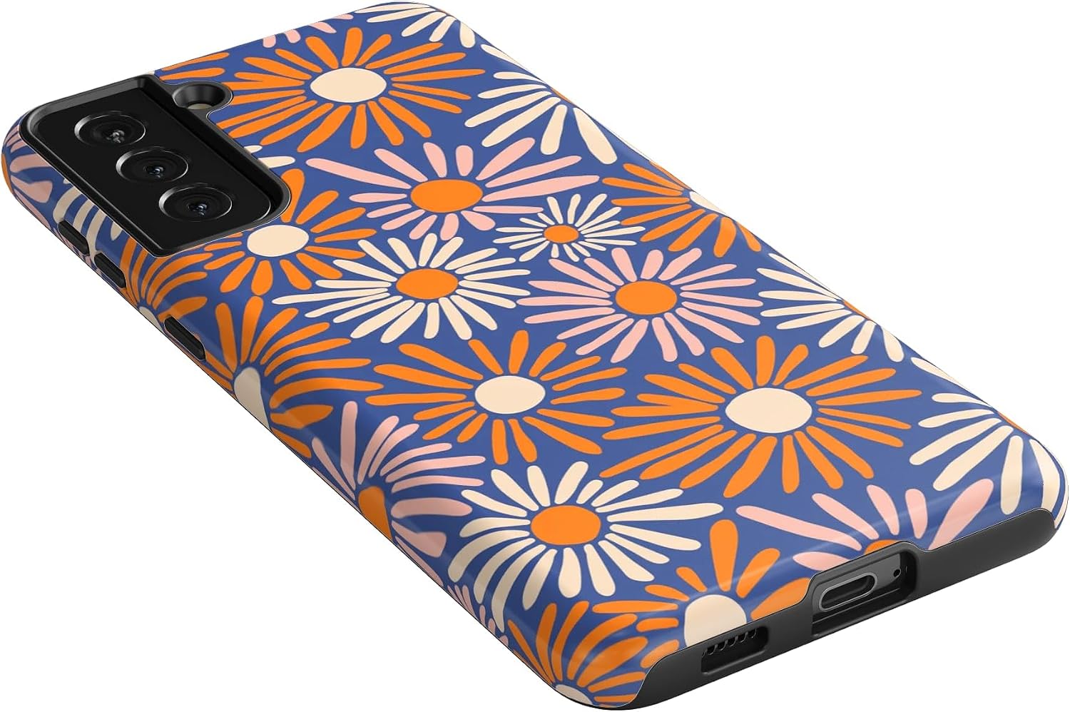Casely Galaxy S21 Case | Spring Forward | Daisy Floral | Essential Slim Dual-Layer Protective Design