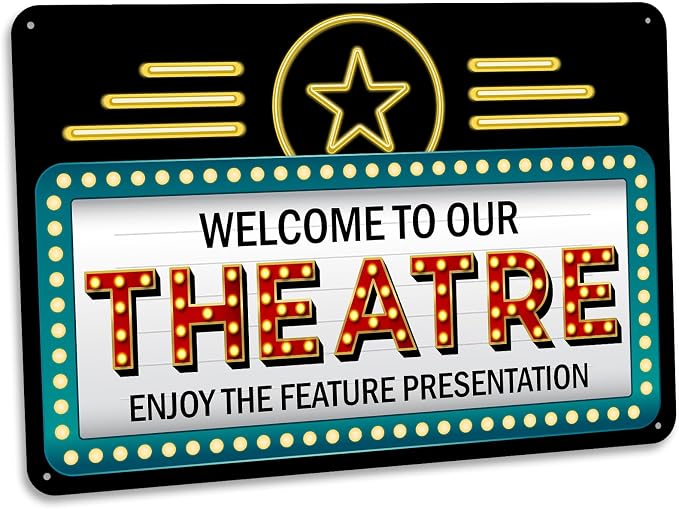 Theater Sign - Home Décor