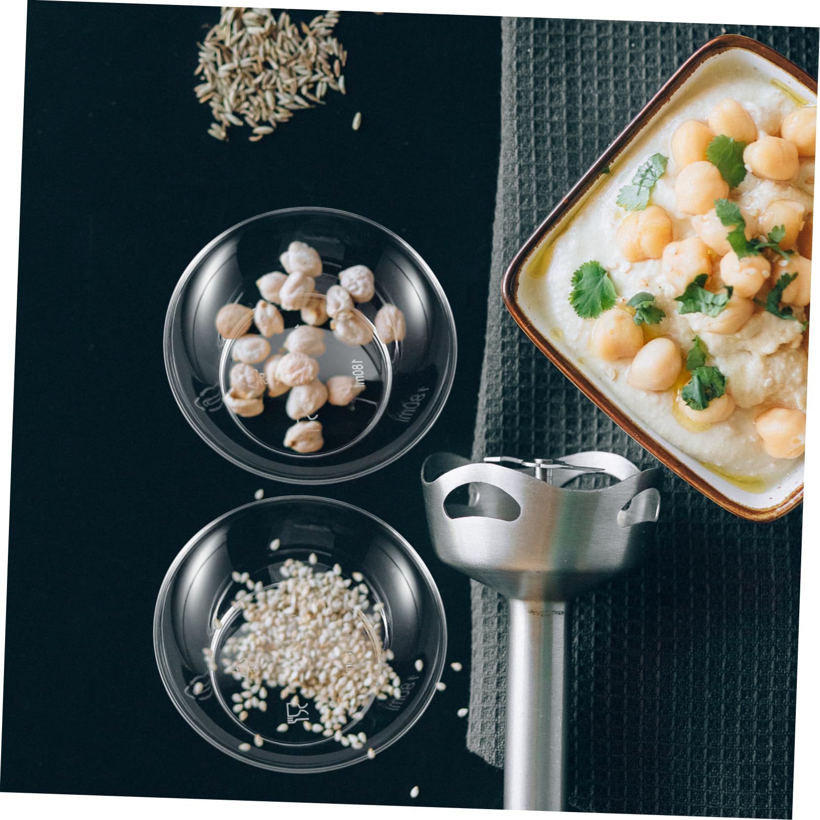 Didiseaon Large Transparent Plastic Serving Bowls 100pcs Salad Bowls Disposable for Catering Café Banquet Party Camping