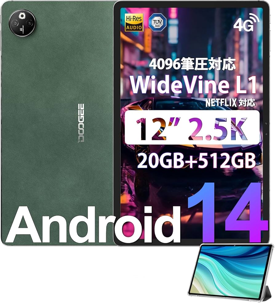 Amazon.co.jp: 【Android 14 タブレット 2.5K】DOOGEE T30 MAX
