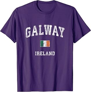 Galway Ireland Vintage Athletic Sports Design T-Shirt