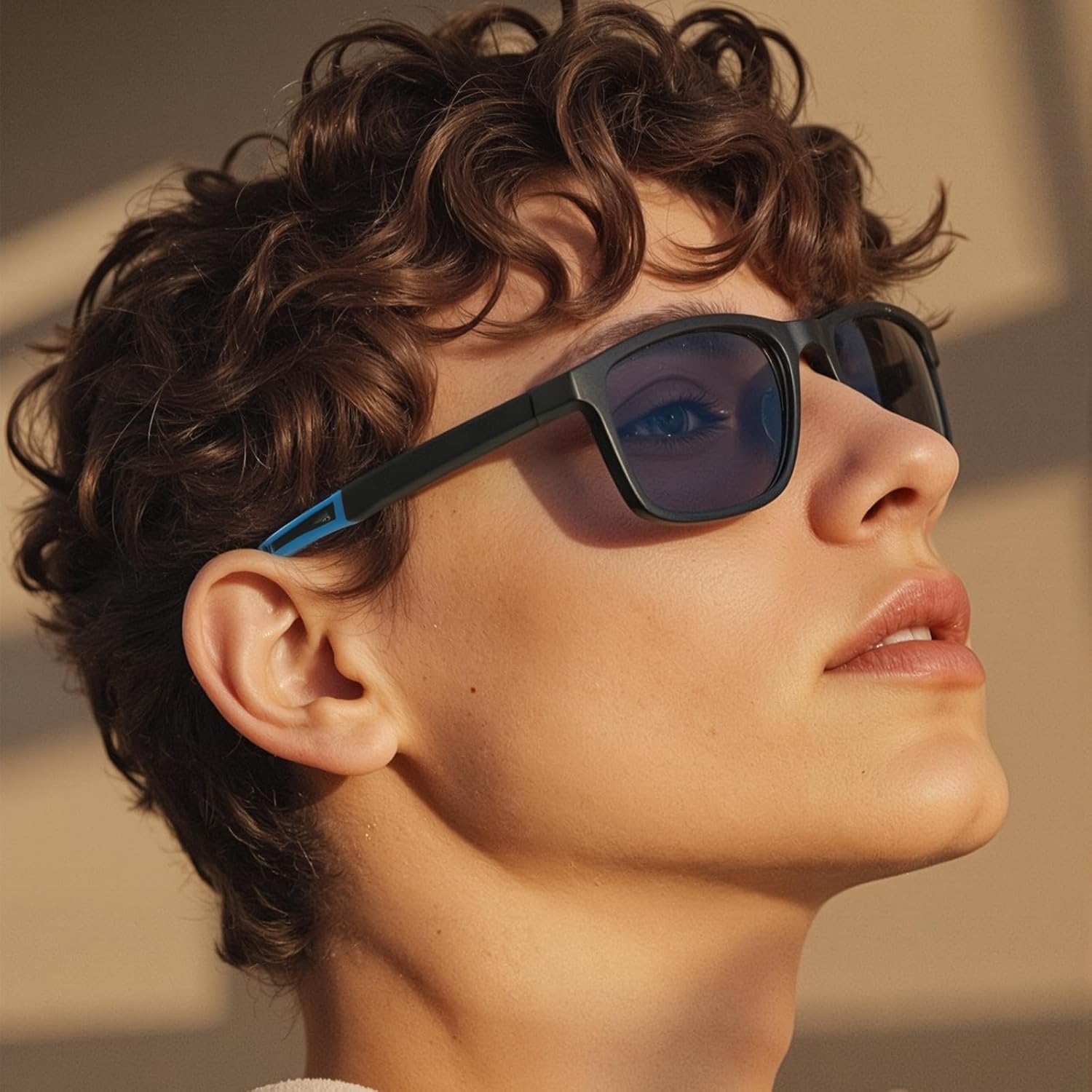 Missfive 2 Pack Upgraded TR90 Reading Sunglasses Men, Sporty Full Lens UV400 Protection Sun Readers Metal Spring Hinge