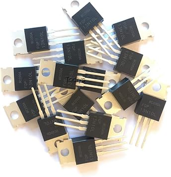15Pcs 13N10L 60V 30A TO-220 N-Channel Power Mosfet Transistors FQP13N10 | Substitute for FQP13N10L
