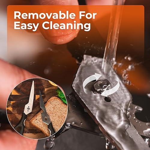 Miniatura 6 de Alata Juego de cuchillos de 15 piezas con bloque, afilado, juego de cuchillos de cocina, juego de cuchillos de acero inoxidable forjado con triple