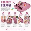 VYB Collective NO SOX Women Orthopedic Slippers Comfortable Slides Flip Flops | Lightweight Anti Slip Sliders for Indoor Outdoor Casual Daily Wear gallery image