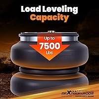 Vista 4 de maXpeedingrods Kit de bolsas de suspensión neumática trasera de 7500 libras para Dodge Ram 2500 4WD 2003-2013 Ram 3500 4WD 2003-2018 Kit de bolsas