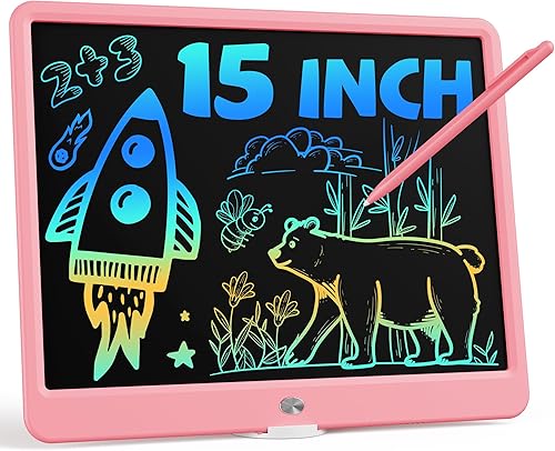Miniatura 19 de Bravokids - Tablet de escritura LCD de 10 pulgadas para niños de 3 a 6 años, juguete infantil, tablero electrónico, juguete educativo para niños de