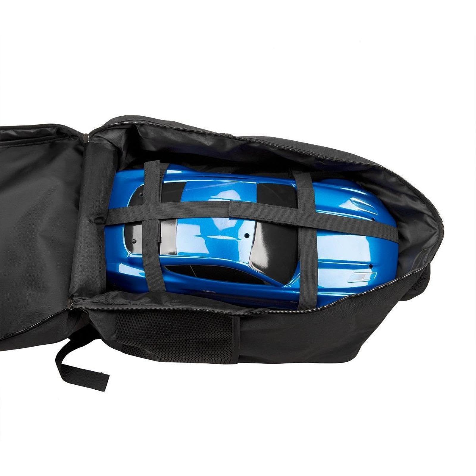 Milageto RC Car Bag Funda Portátil para Coche Radiocontrolado con Bolsillos Tela Ligera Y Duradera Protección contra Golpes Adecuada para Transporte Y, Negro