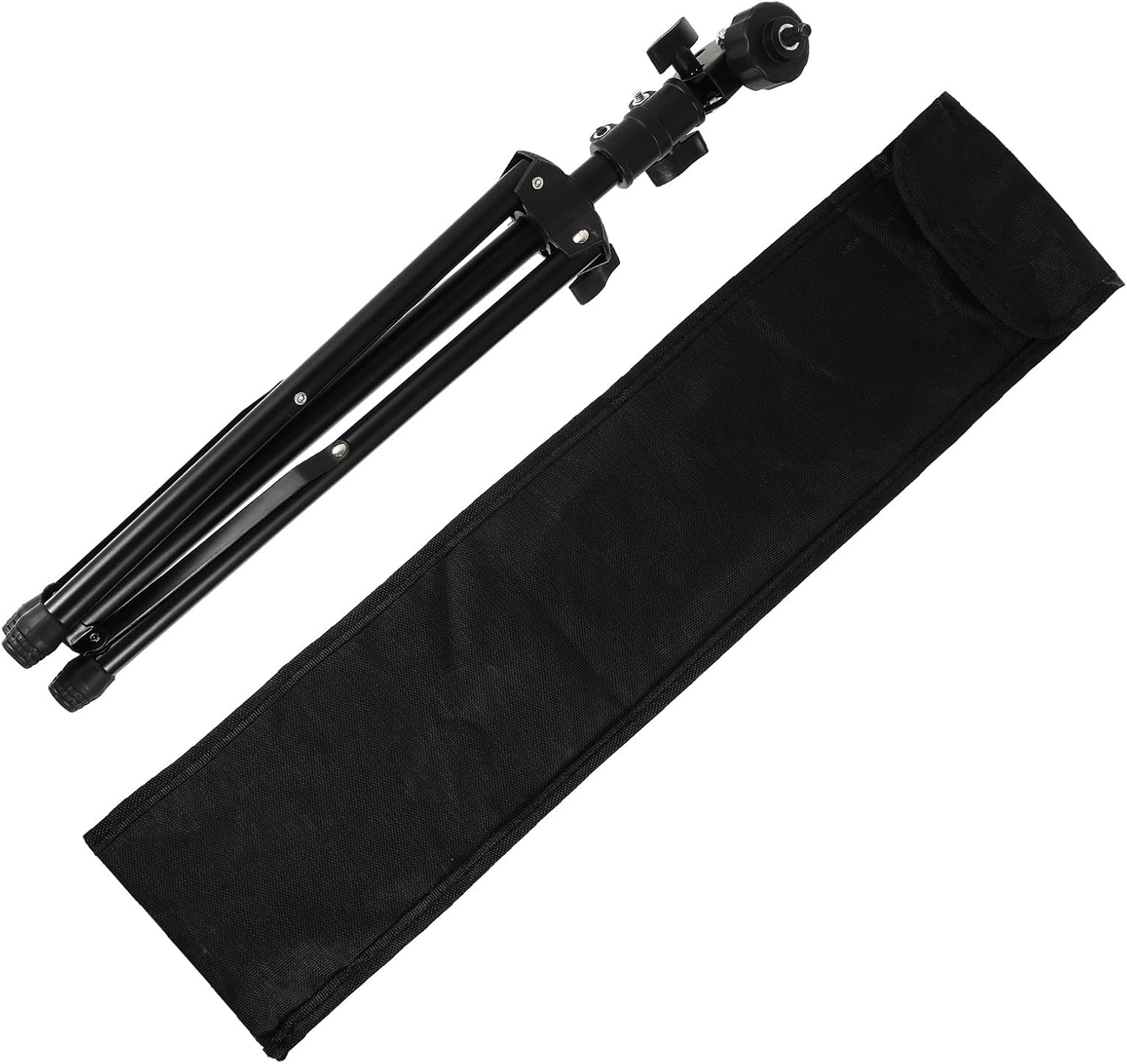 Hemobllo Tripod Snare Drum Stand Adjustable Multi-angle Drum Rack for Indoor Practice Lightweight Black Holder Beginners