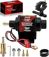 Vista 14 de Bomba de combustible eléctrica de gasolina universal 5/16 pulgadas entrada y salida en línea 12V 1-2A 28GPH 2-3.5 PSI Presión de combustible