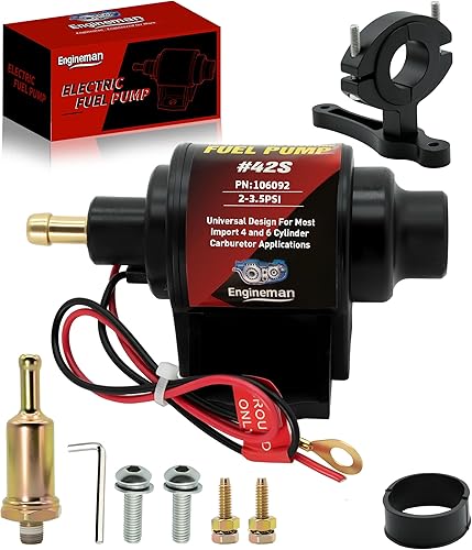 Vista 14 de Bomba de combustible eléctrica universal de 12 voltios, 5-9 PSI, 35GPH, Super 12S Plus para motores a gasolina y diésel