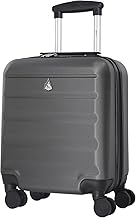 Aerolite Easyjet 45 x 36 x 20 cm Maximum Size Hand Luggage Suitcase Cabin Bag Under Seat Lightweight ABS Travel Trolley 45 x 36 x 20 with 4 Wheels