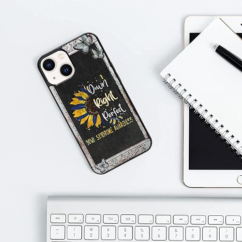 Miniatura 7 de Funda de teléfono de concientización de síndrome de Down Perfect Down para iPhone 16 16E 15 14 13 12 11 Pro Max S25 S24 S23 S22 S21 FE Ultra Plus