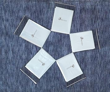 20Pcs Dry Cleaner Bags Plastic Clear Can be Hung Transparent Clothing Dust Cover