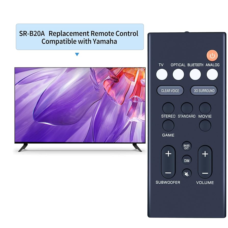 Amazon | 交換用サウンドバーリモコン ヤマハサウンドバー SR
