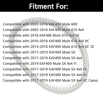 【COLOR iN ID】v belt mule Kawasaki OEM Drive Belt - 2024-2025 Mule PRO-FX/FXR/FXT 1000