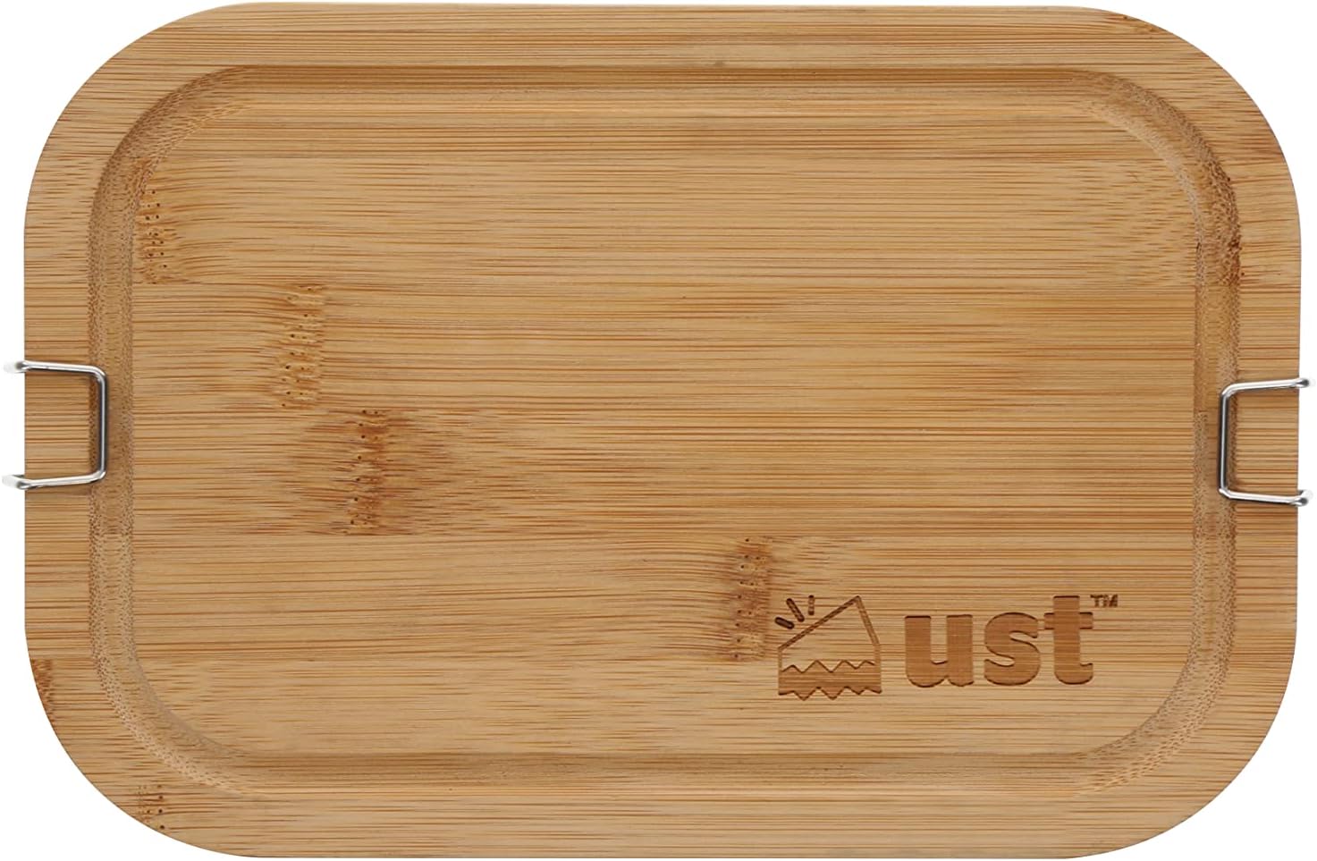 ust Bamboo top Food Box for Meal prep and Food Storage with Cutting Board top for Camping, Hiking, and Everyday use