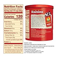 Vista 6 de Sun-Maid California Sun-Dried Raisins - Recipiente resellable de 13 onzas, frutas secas para aperitivos saludables, almuerzos escolares