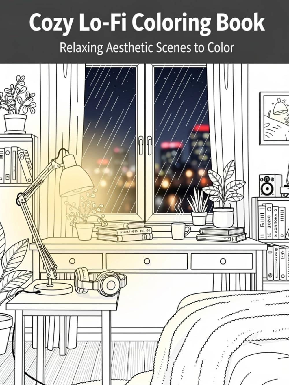 Cozy Lo-Fi Coloring Book