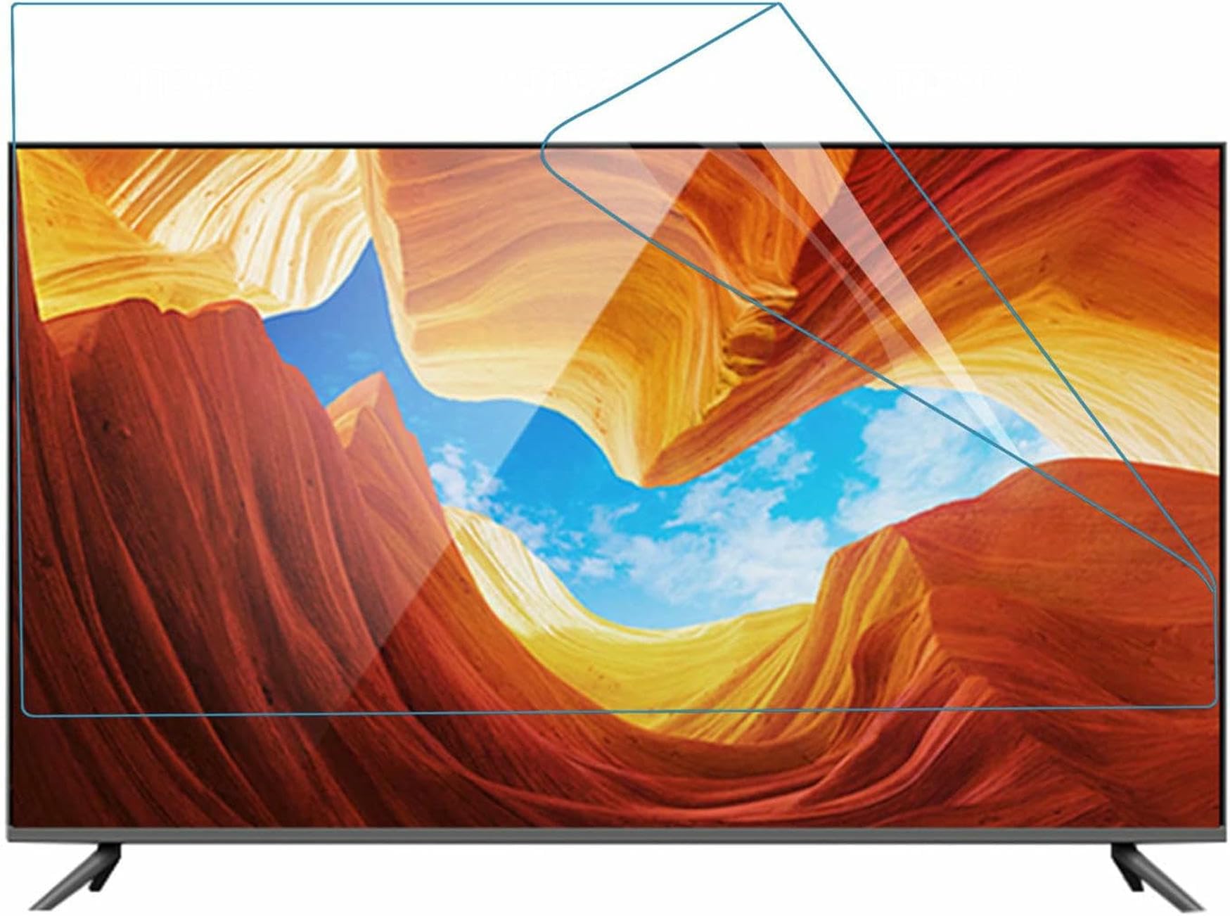 Filtre anti-reflets TV mat 39" pour soulager la fatigue oculaire et bloquer la lumière bleue