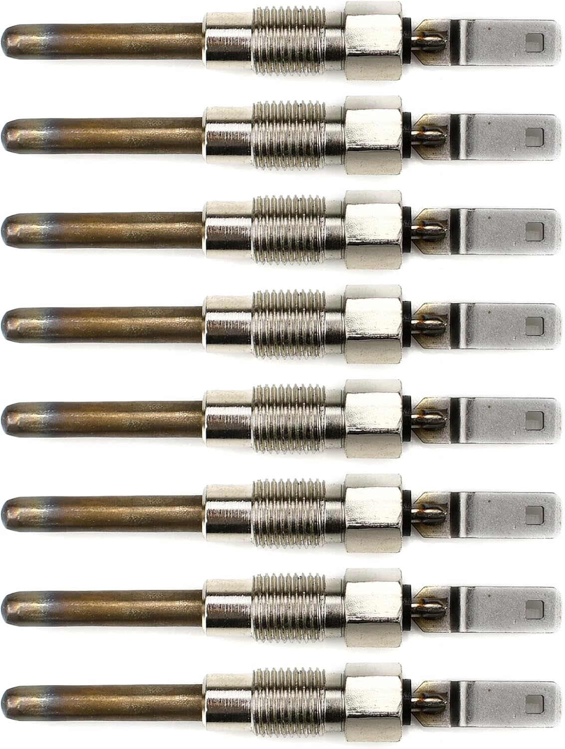 8Pcs 12563554 Diesel Glow Plug,Glow Plugs,for Chevrolet GMC H-ummer H1 G30 G20 C1500 K1500 K2500 K3500 Suburban Tahoe Savana Yukon 6.2L 6.5L Dual Coil Fast Start 1982-2006 Pickup SUV Van
