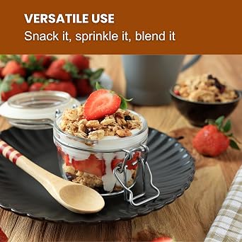 Erin Bakers Homestyle Fruit and Nut Granola with Ancient Grains - Made from Natural Ingredients, Crunchy Texture, Versatile Snack or Cereal - Vegan Friendly, Non-GMO, Resealable 12oz Bags, 6Pack