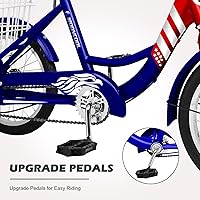 Vista 54 de H&ZT Triciclo para adultos, bicicleta de 3 ruedas, triciclo crucero, con engranaje de 7 velocidades, mango de freno de estacionamiento, escalón