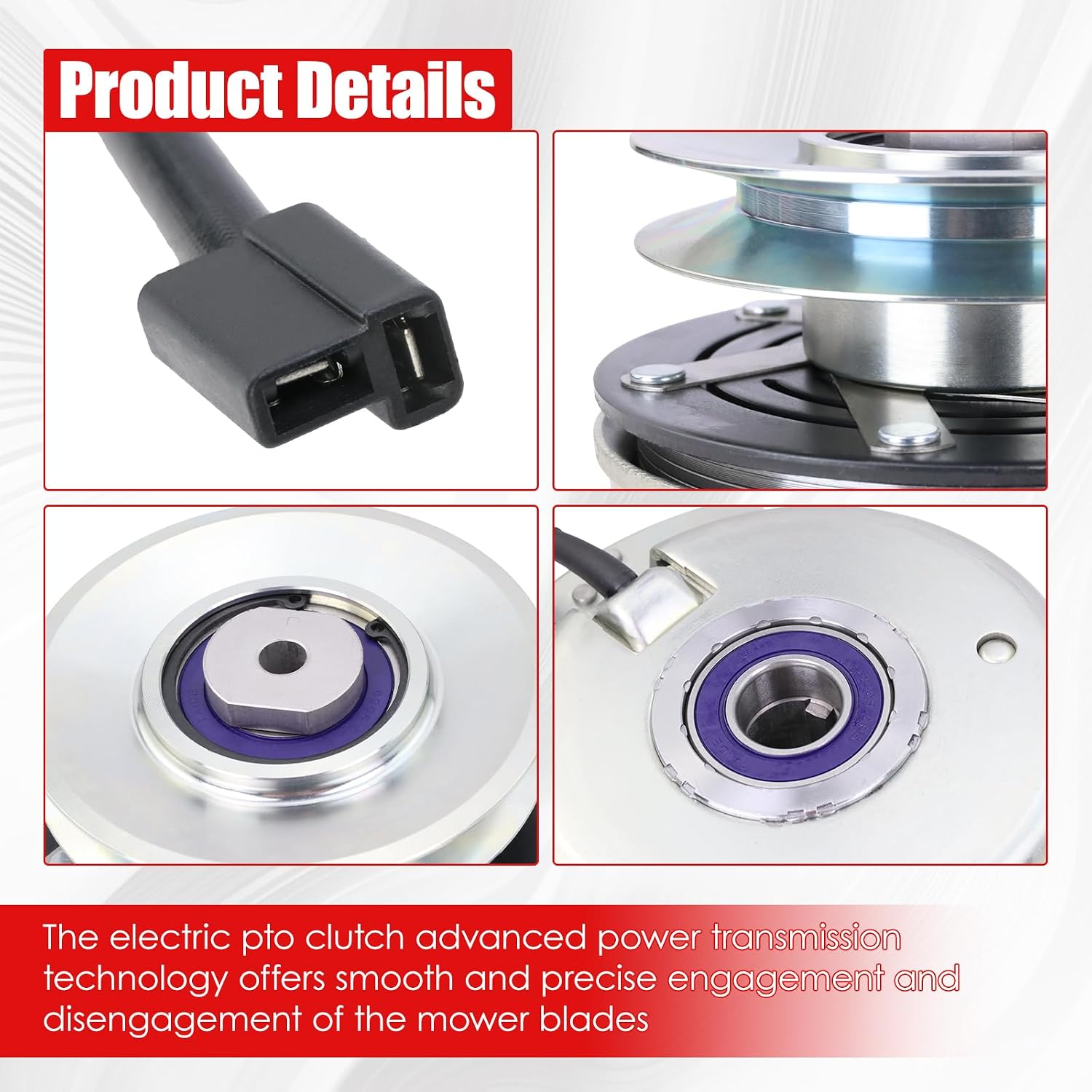 585521101 Electric PTO Clutch for Husqvarna Z142 Z146 Z246 Zero Turn Mowers