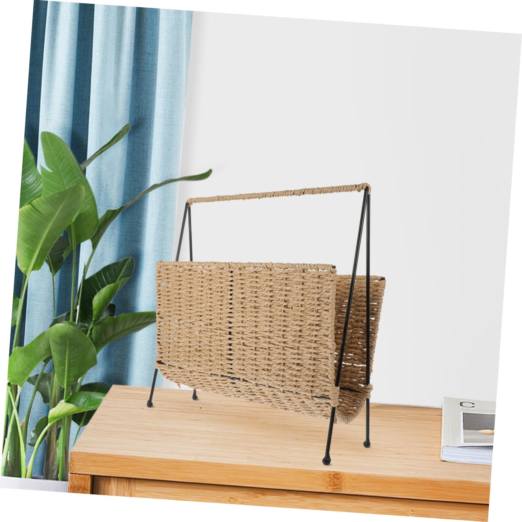 Cabilock Panier De Rangement Tressé Style Panier Décoratif Multifonctionnel Pour Snacks Organisateur De Maison