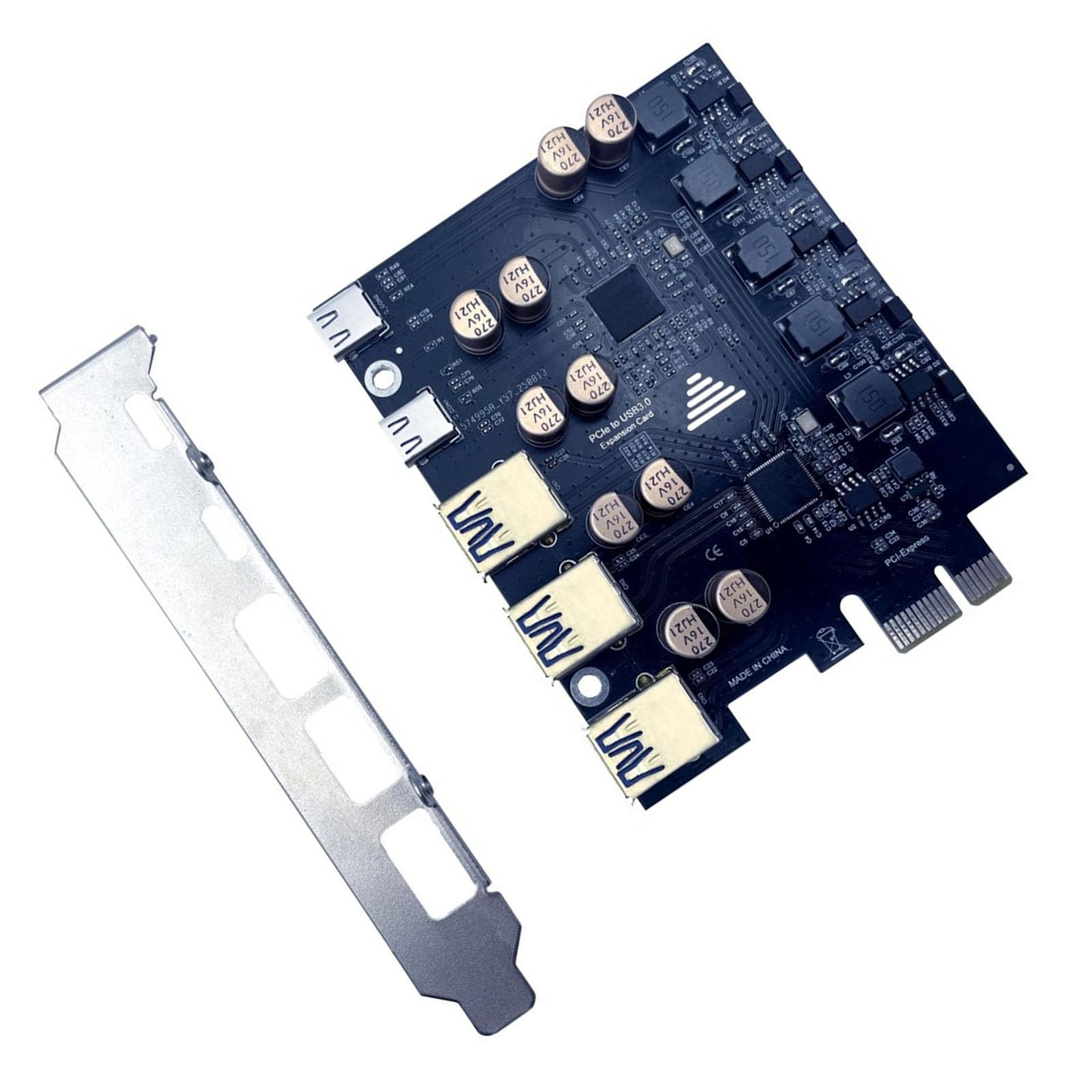 Carte d ' Extension PCIE USB3.2 Gen1 5 Gbit/s pour Ordinateur