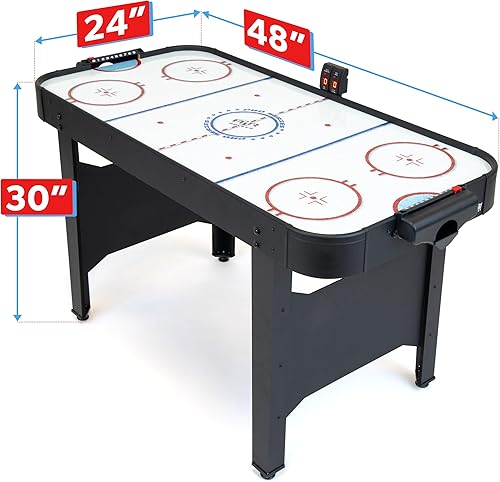 Miniatura 14 de GoSports Mesa arcade de hockey de aire de 48 pulgadas para niños Roble
